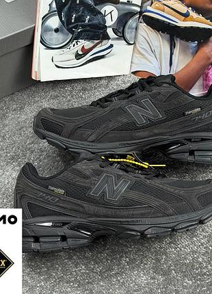 Термо кроссовки new balance 740 black gore tex, термо