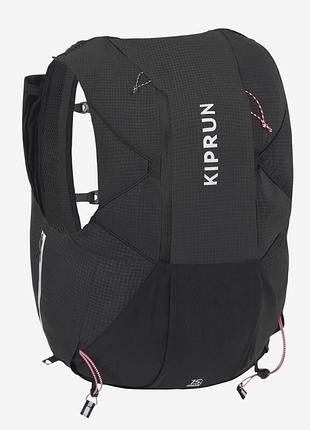 Рюкзак для бега трейлраннинга kiprun 900 xs/s 15л с питьевой системой 2л черный