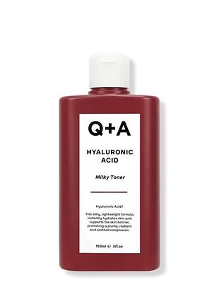 Молочковий тонер для обличчя з гіалуроновою кислотою q+a hyaluronic acid milky toner, 150 мл