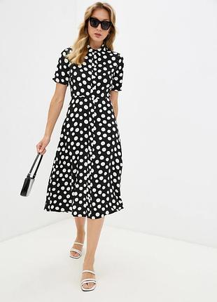 Медное платье в горошек от marks &amp; spencer