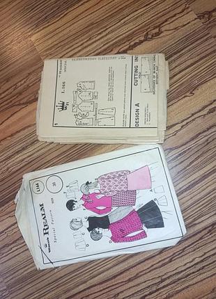 1970-е выкройкачетыре блузы. англия. описание, схема, выкройки. мода. 9