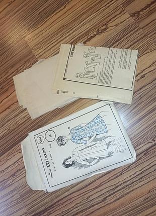 1970-е выкройка два платья. англия. описание, схема, выкройки. мода. 9