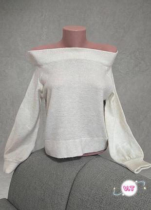 Женская теплая кофта h&amp;m divided с голыми плечами