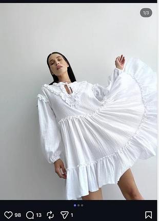 Нова біла сукня від weannabe one size