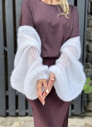 Кофта павутинка кардиган 3