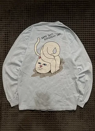 Ripndip (s) longsleeve unisex лонгслив лонг унисекс мужской голубой ор