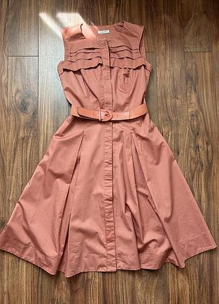 Платье сарафан 👗 , яркая терракота , размер s
