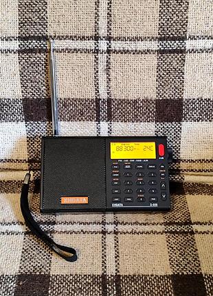 Радіоприймач sihuadon d-808  lw/mw/sw/fm/air/ rds та ssb  преміум-класу