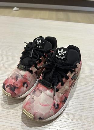 Кросівки adidas originals zx flux / квіткові кросівки адідас торшин (розмір 35)