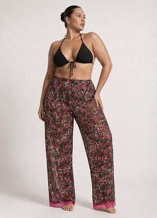 Актуальні пляжні  штани брюки сіточка батал plus size boohoo uk 20 3-4xl 🔥🔥🔥