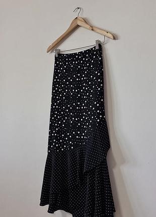 Міді юбка в горох topshop🌿
