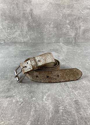 Авантгарденый кожаный ремень studed belt faded leather