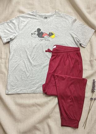 Мужская пижама домашний костюм primark