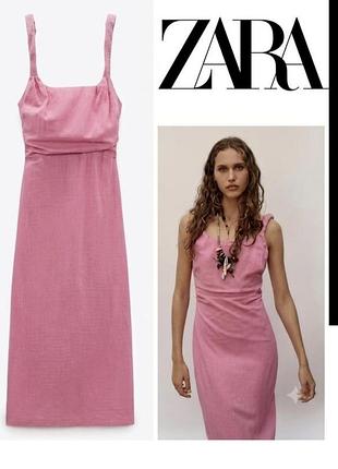 Красива сукня на брителях zara