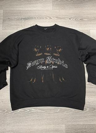 Свитшот мужской boohoo с принтом размер l/ xl.