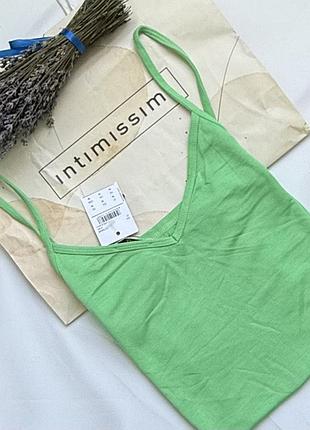 Intimissimi топ на тонких бретелях з  віскози
