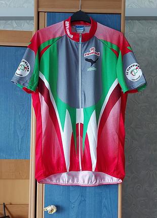 Новая тонкая дышащая велофутболка, джерси, 52-54, racer