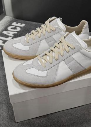 Maison margiela replica sneakers white кеди кросівки чоловічі оригінал