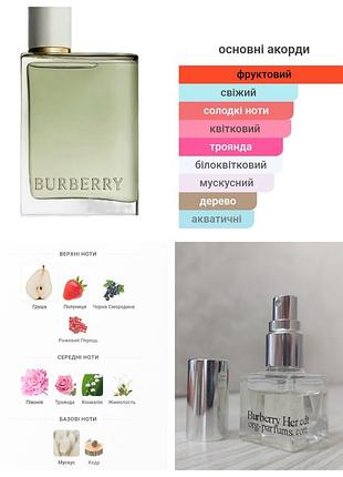Туалетная вода burberry her eau de toilette 5мл с распылителем