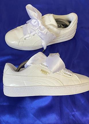 Puma basket heart patent жіночі кросівки 38,5р 24,5 см оригінал