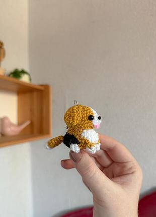 Іграшка брелок бігль 3