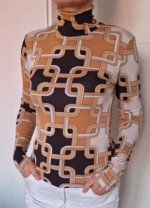 Новый принтовый гольф/ l/ brend h&amp;m
