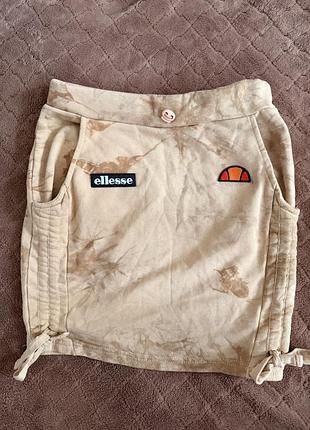 Спортивна трикотажна спідниця ellesse corrado skirt оригінал (tie-dye) 34 розмір