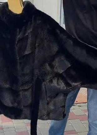 Шуба норковая 💎  с норковым  поясом