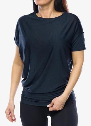 Super.natural yoga loose tee blueberry women’s t-shirt m size