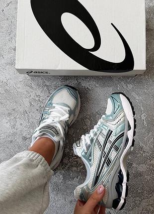 Asics gel-kayano 14 white/blue
