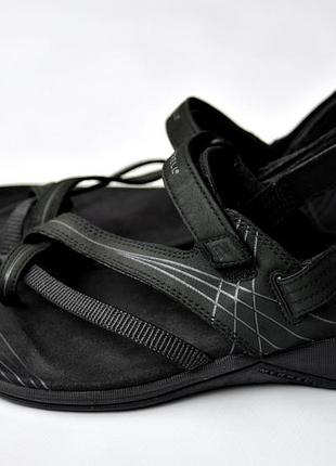 Трекінгові шкіряні сандалі босоніжки merrell freesia black 39р
