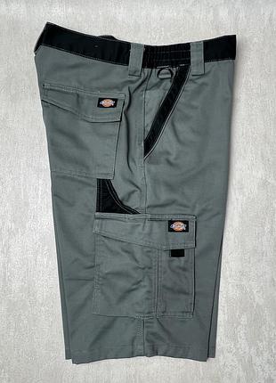 Робочі карго шорти від dickies у сірому кольор