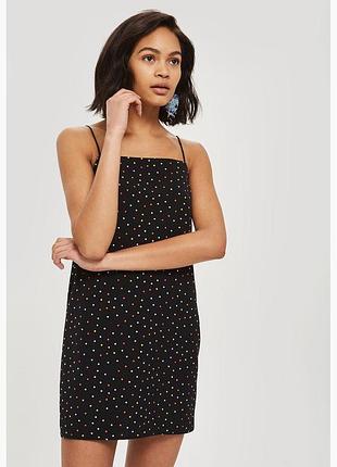 Жіноча креп сукня в горошок topshop ( в наявності до 28 липня )