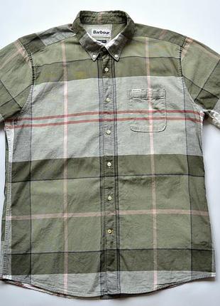 Брендова британська сорочка barbour xl льон