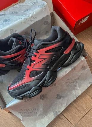Кросівки легкі зручні new balance 9060 black red