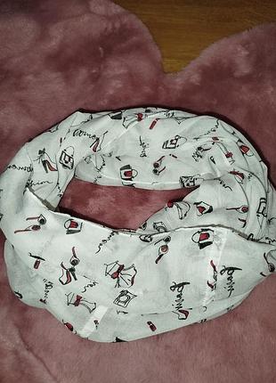 Шарфик с принтом