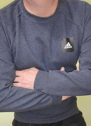 Стильная фирменная спорт оригинал кофта свитшот.adidas.м-л