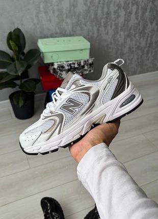 Кросівки new balance 530 • white/silver