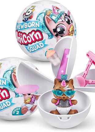 Игровой набор-сюрприз 5 surprise newborn unicorn squad series