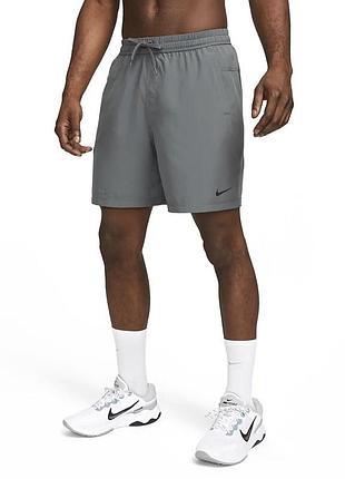 Нові сірі спортивні шорти найк nike dri-fit training running, xxl, оригінал