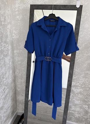 Сукня синя boohoo