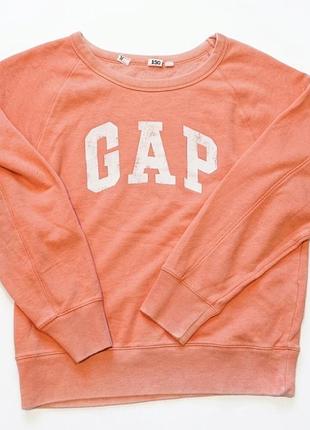 Свитшот персикового цвета, бренд cap