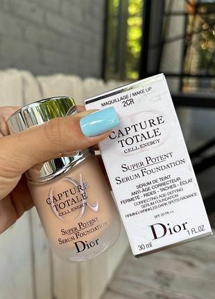 Омолоджуючий тональний крем dior capture totale 2cr😍