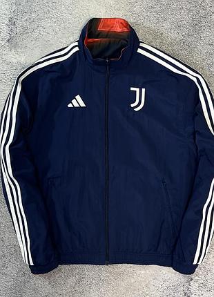 Adidas juventus fc anthem jacket ip8794 двостороння куртка m blockcore