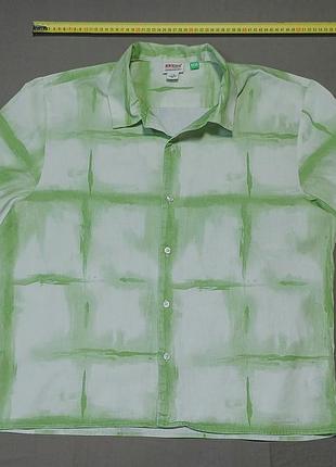 Плечи 50 см guess original established 1981 
size  l гавайка 48% linen 
52% cotton пуговицы брендированные