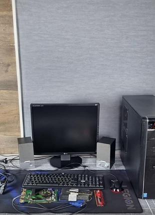 Повний комплект пк: xeon / 16gb / hdd 500gb + монітор, колонки