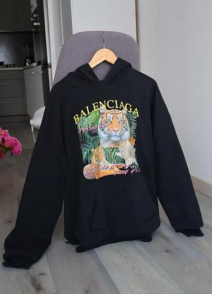 Худі двостороннє balenciaga fbi tiger hoodie