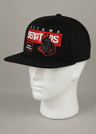 Кепка reebok ottawa senators cool n dry snapback снепбек бейсболка черная текстильная на ремешке регулируемая оригинал new era nike adidas puma