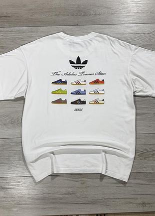Оверсайз ексклюзивна футболка адідас adidas originals trimm star sneakers art, xl, оригінал