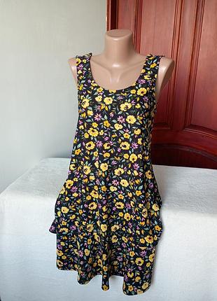 Женский трикотажный сарафан mango xs/s размер